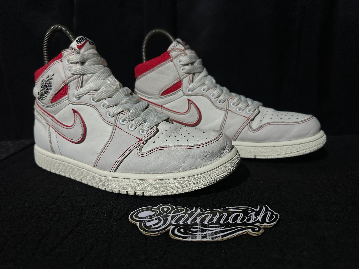 Nike Air "JORDAN 1" (RETRO) "PHANTOM GYM RED SAIL" High