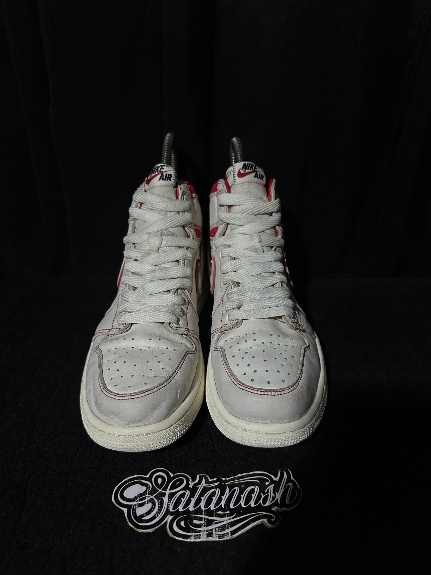 Nike Air "JORDAN 1" (RETRO) "PHANTOM GYM RED SAIL" High