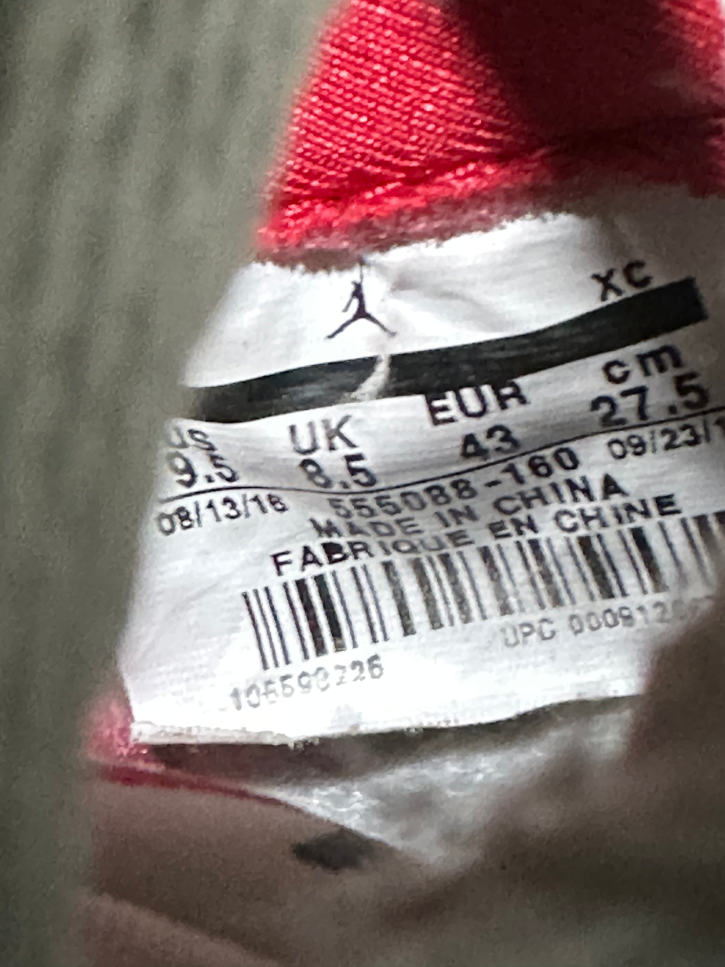 Nike Air "JORDAN 1" (RETRO) "PHANTOM GYM RED SAIL" High