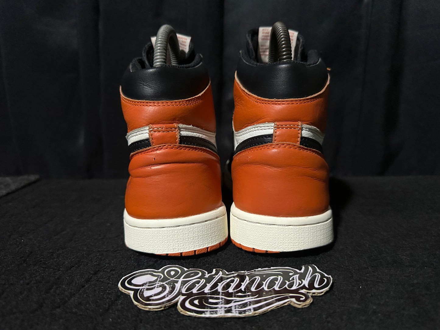 Nike Air "JORDAN 1" (RETRO) "SHATTERED BACKBOARD" (BLACK STARFISH SAIL) High