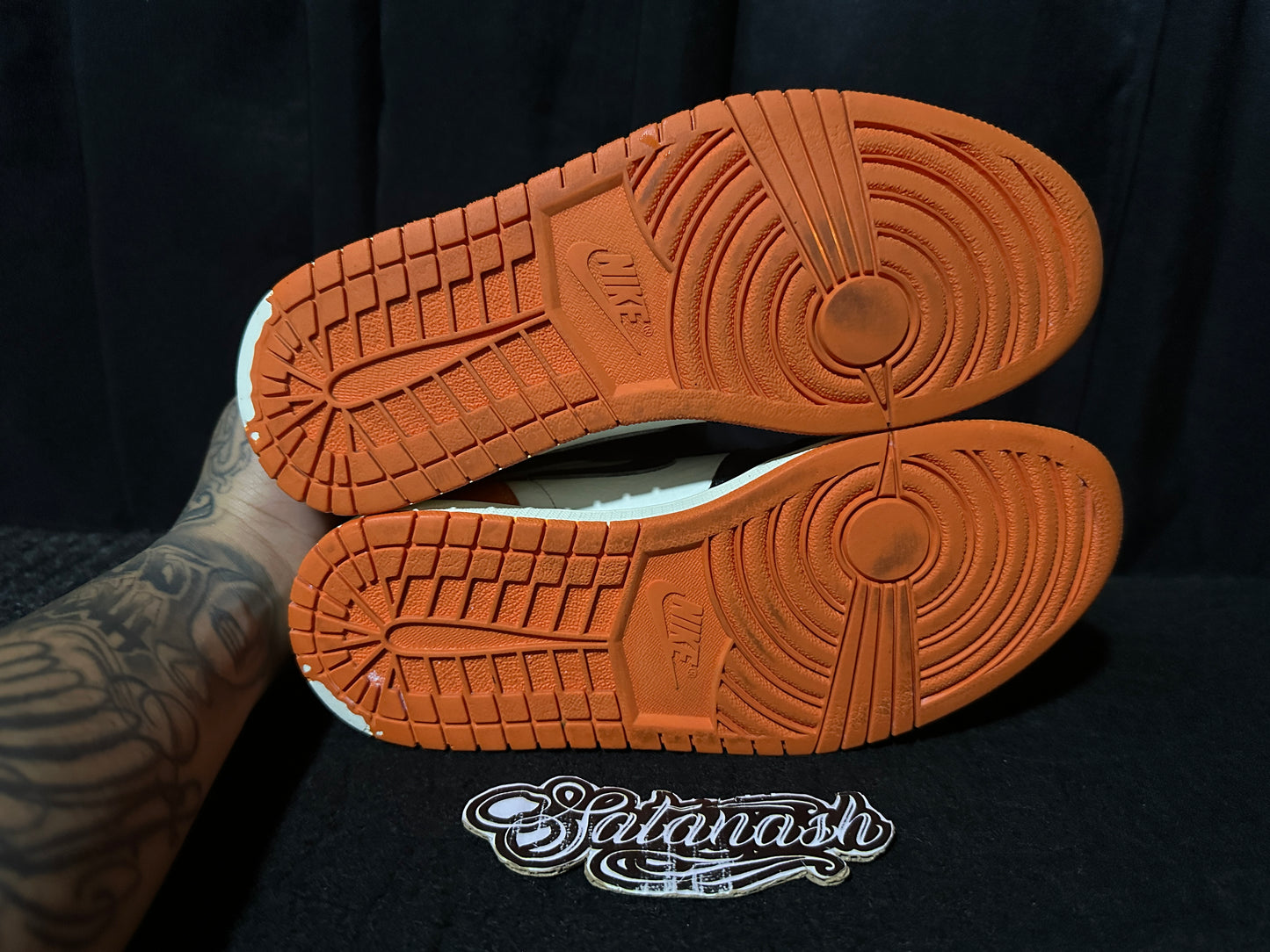 Nike Air "JORDAN 1" (RETRO) "SHATTERED BACKBOARD" (BLACK STARFISH SAIL) High