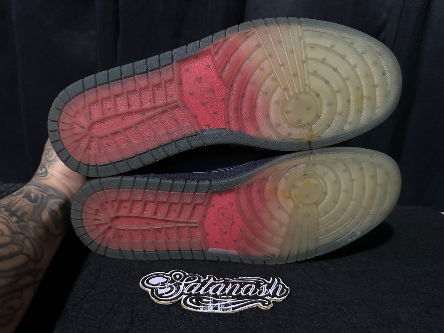 Nike Air "JORDAN 1" (RETRO) "ZOOM FEARLESS" (MULTICOLOR BLACK VARSITY RED LUCKY GREEN) High Rare