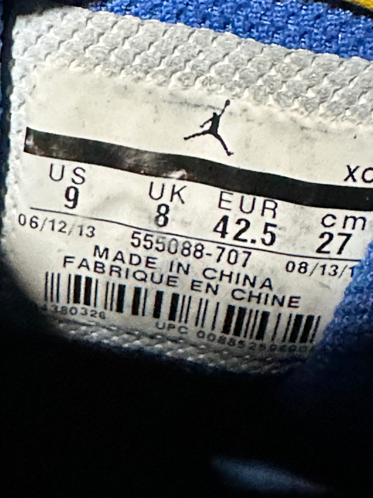 Nike Air "JORDAN 1" (RETRO) "LANEY" (VARSITY MAIZE GAME ROYAL WHITE) High