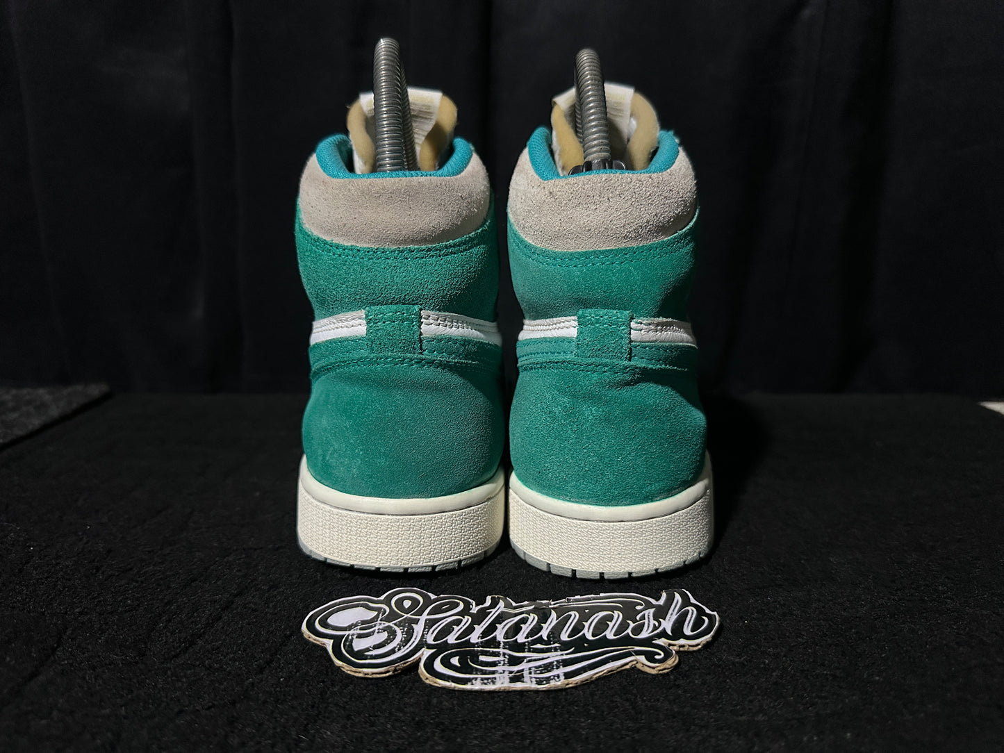 Nike Air "JORDAN 1" (TURBO GREEN GREY WHITE) High