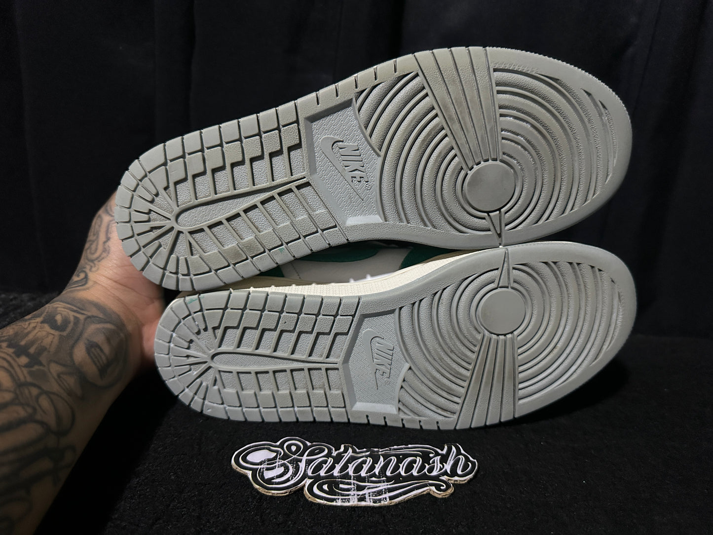 Nike Air "JORDAN 1" (TURBO GREEN GREY WHITE) High