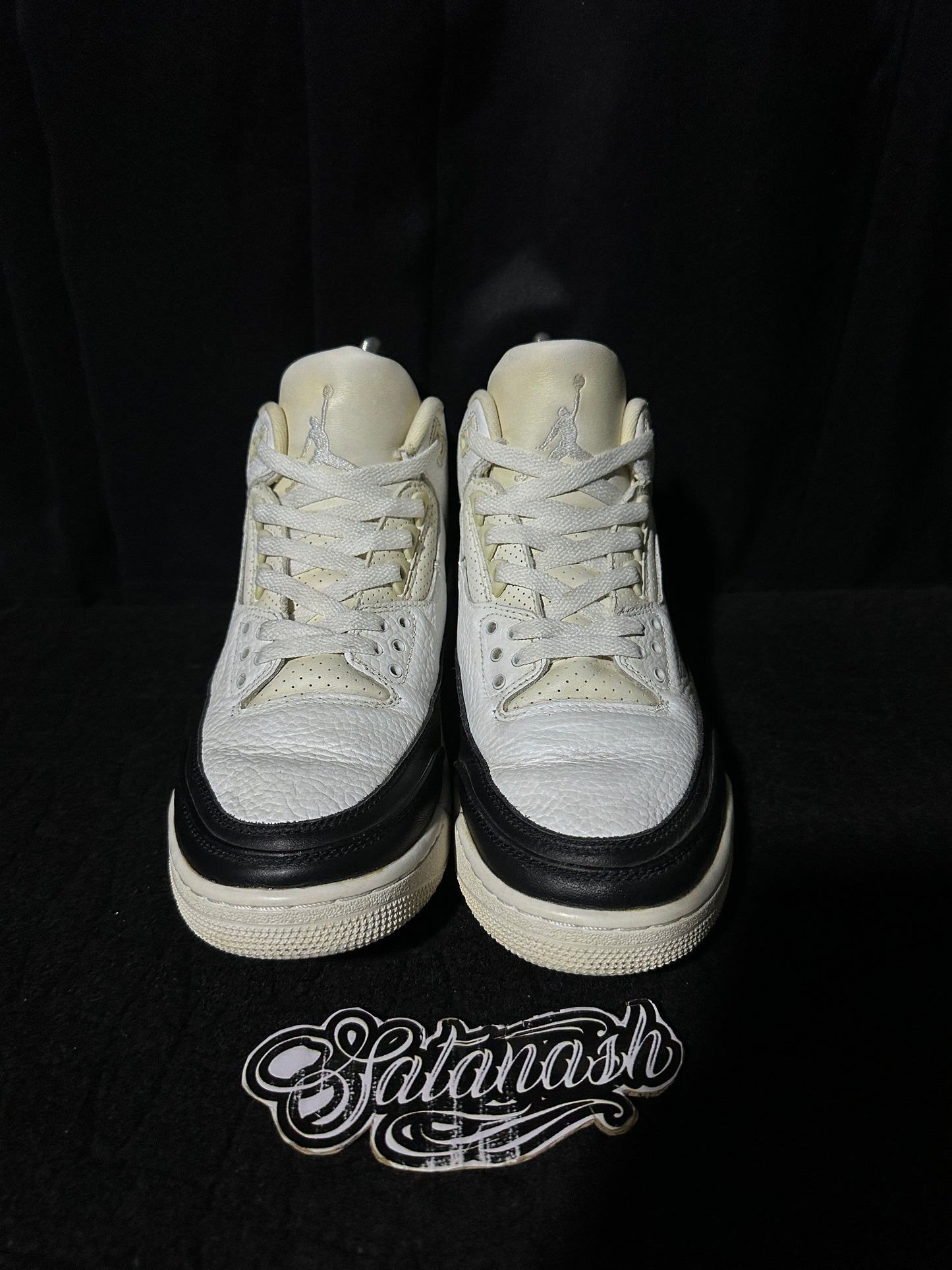 Nike Air "JORDAN 3" X "FRAGMENT DESIGN" (RETRO) "WHITE BLUE BLACK" Low