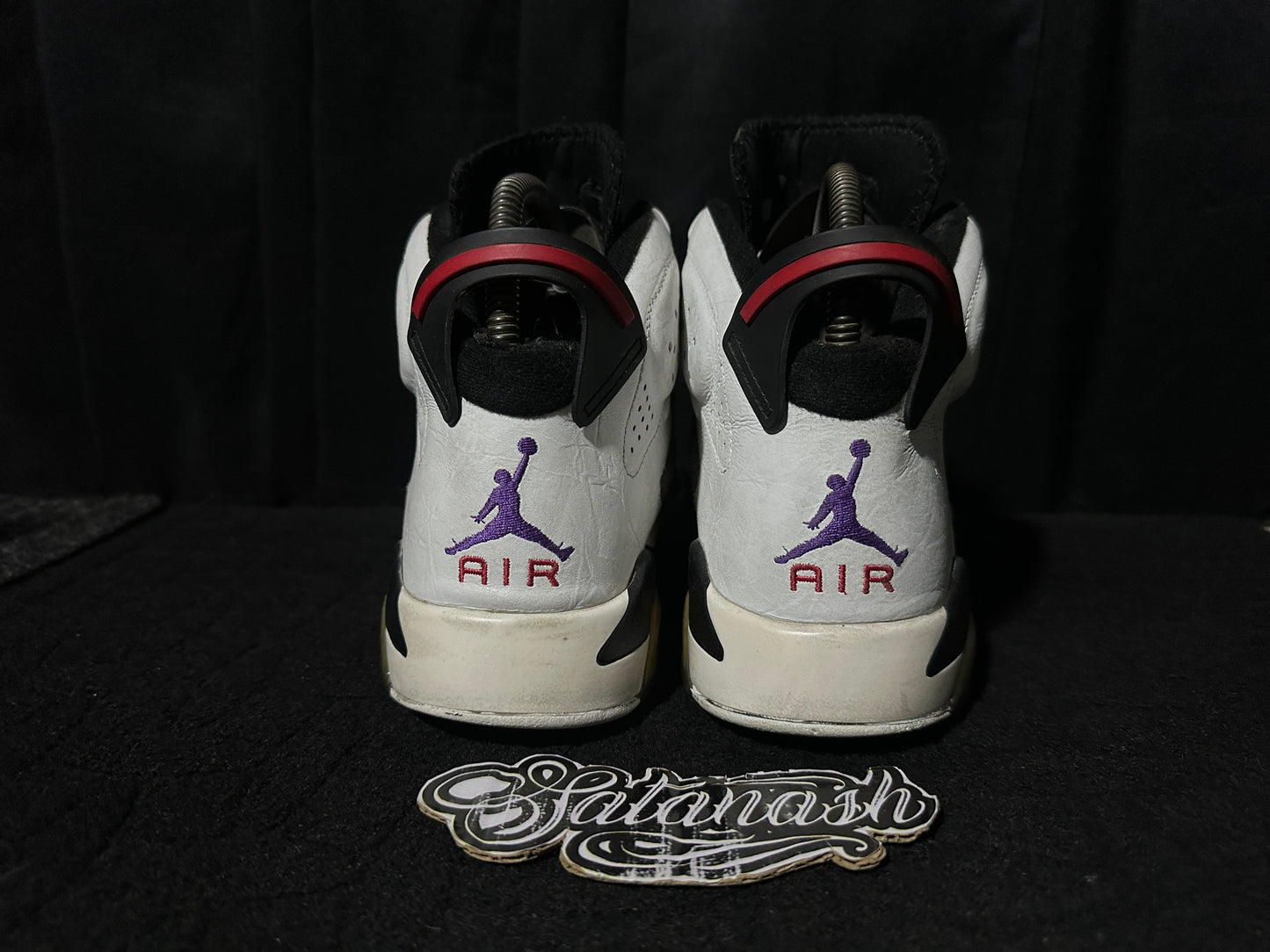 Nike Air "JORDAN 6" (RETRO) "FLIGHT NOSTALGIA" (WHITE DARK CONCORD INFRARED23 BLACK) Mid