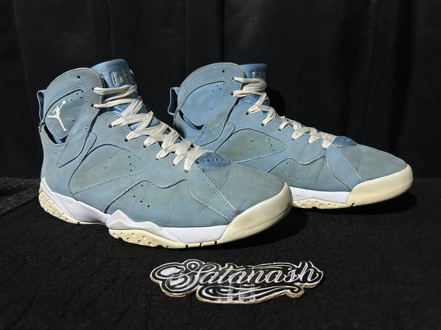 Nike Air "JORDAN 7" (RETRO) "PANTONE" (UNIVERSITY BLUE WHITE) Mid
