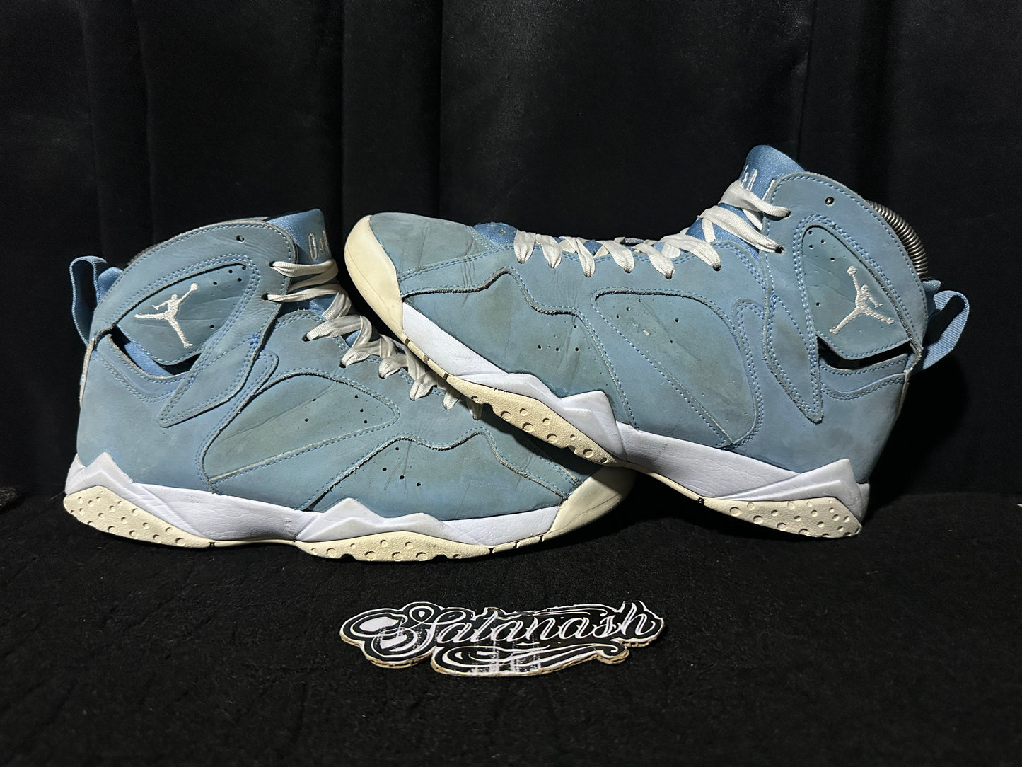 Nike Air "JORDAN 7" (RETRO) "PANTONE" (UNIVERSITY BLUE WHITE) Mid