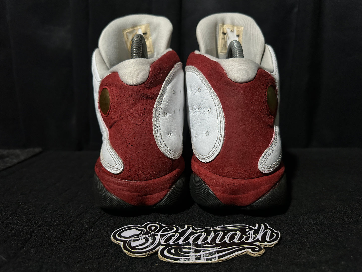 Nike Air "JORDAN 13" (RETRO) "CHERRY" (WHITE VARSITY RED BLACK) 2010 Mid