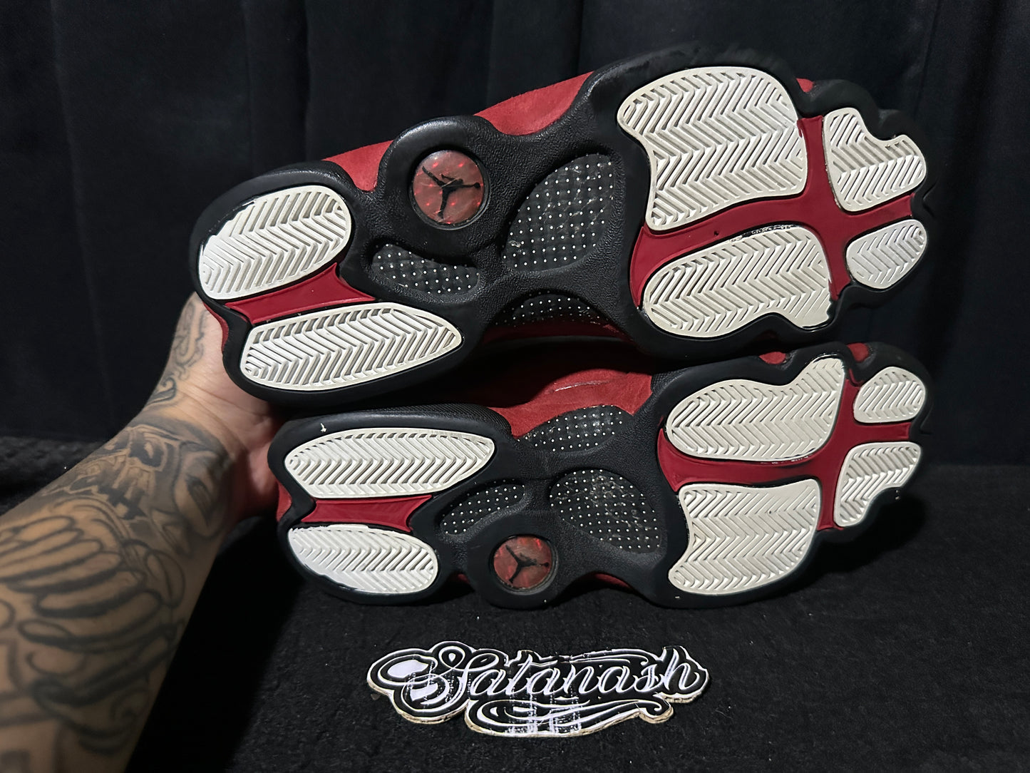 Nike Air "JORDAN 13" (RETRO) "CHERRY" (WHITE VARSITY RED BLACK) 2010 Mid