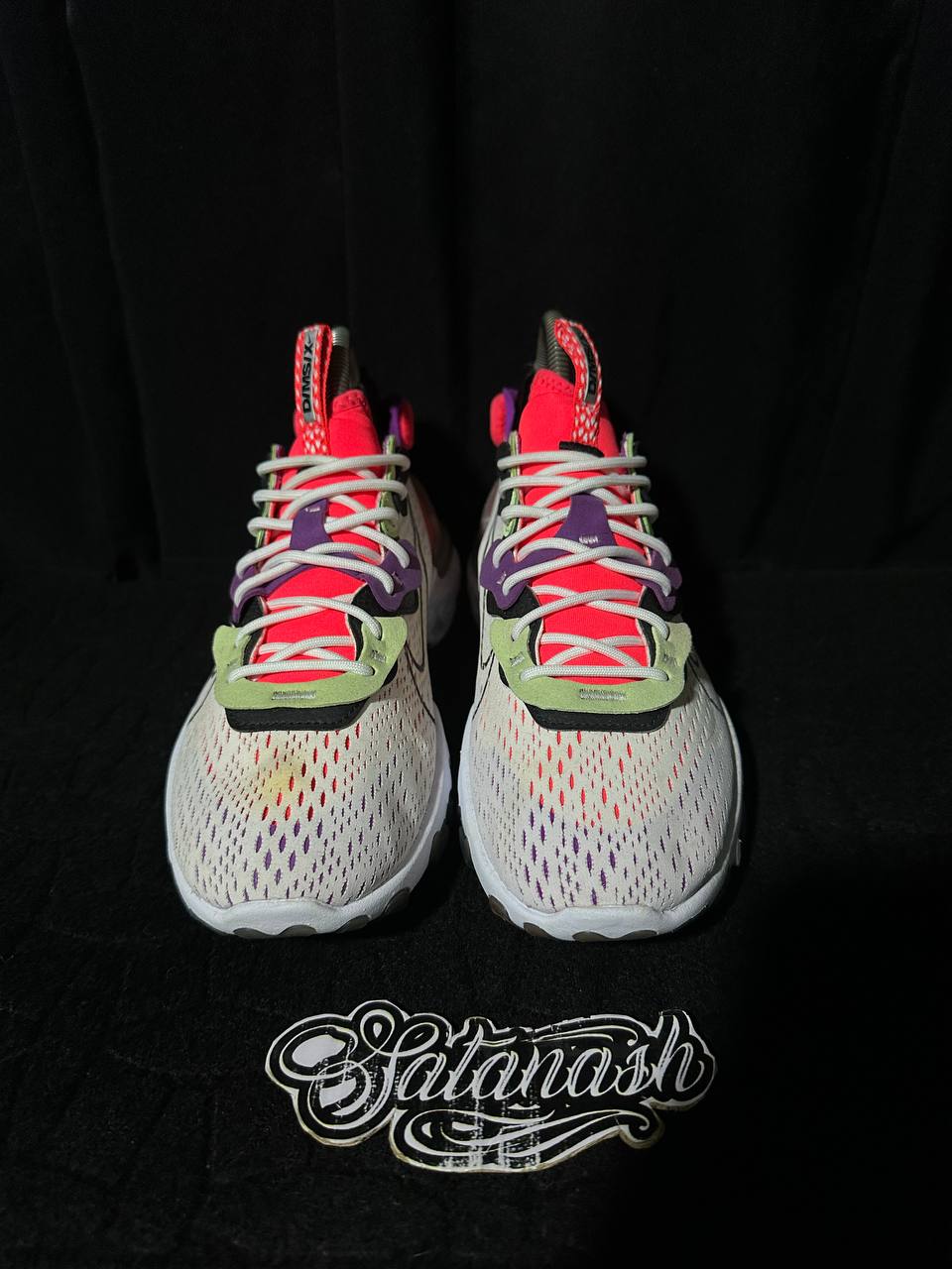 Nike Air "REACT VISION" (BARELY VOLT LASER CRIMSON) Low
