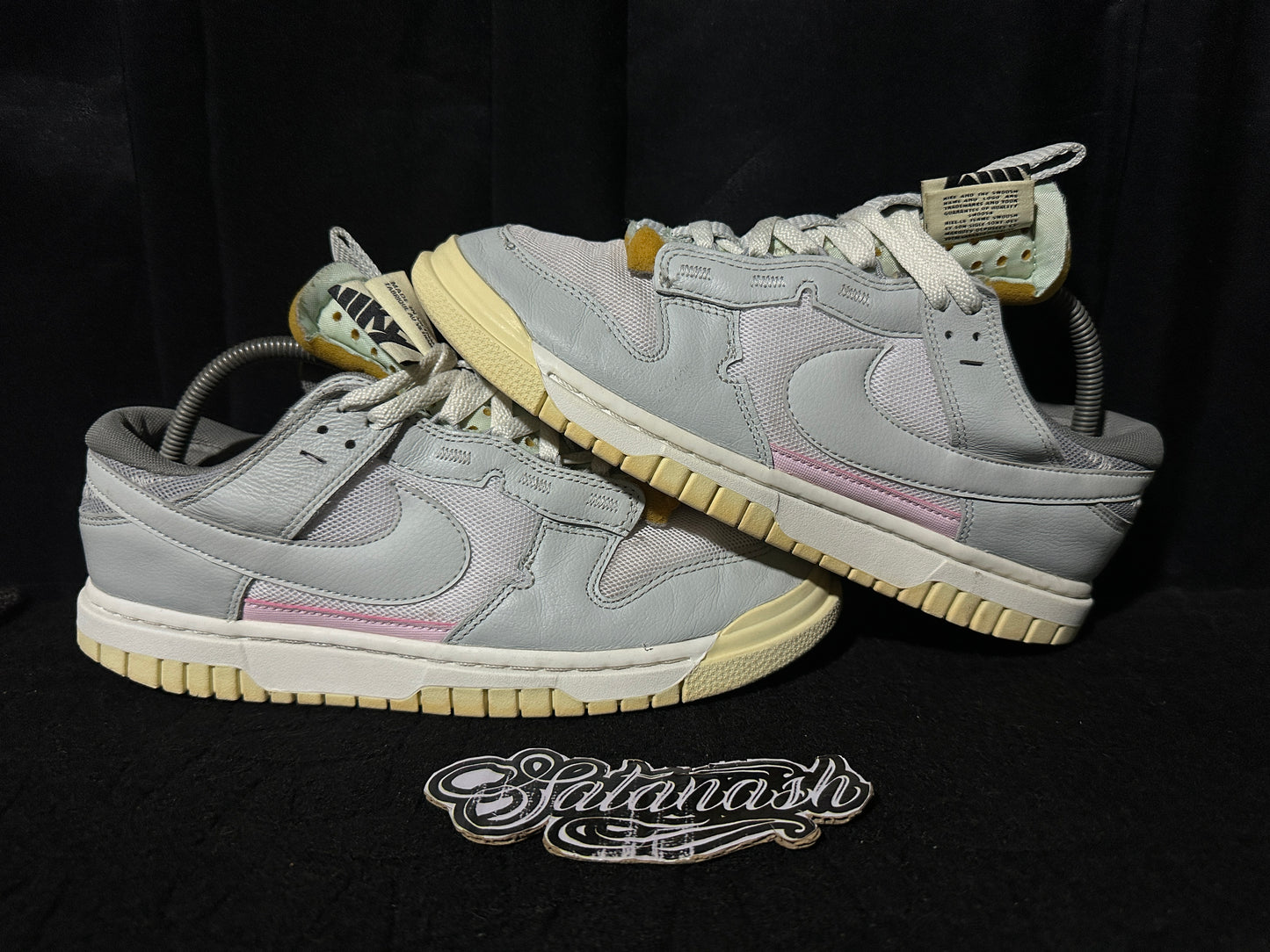 Nike Classic "DUNK" (JUMBO) "MINT FOAM PINK FOAM LIGHT SILVER WHITE" Low