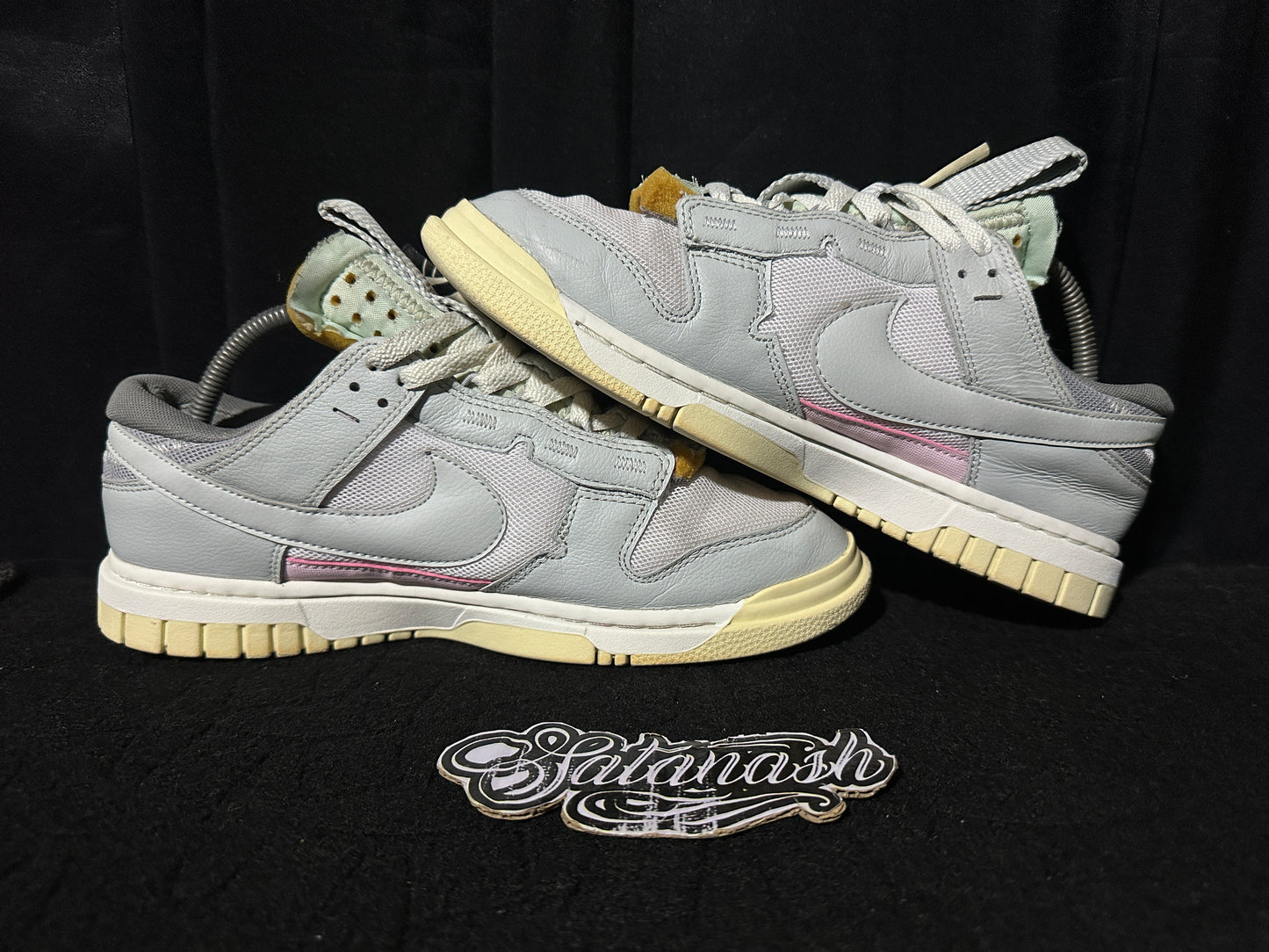 Nike Classic "DUNK" (JUMBO) "MINT FOAM PINK FOAM LIGHT SILVER WHITE" Low
