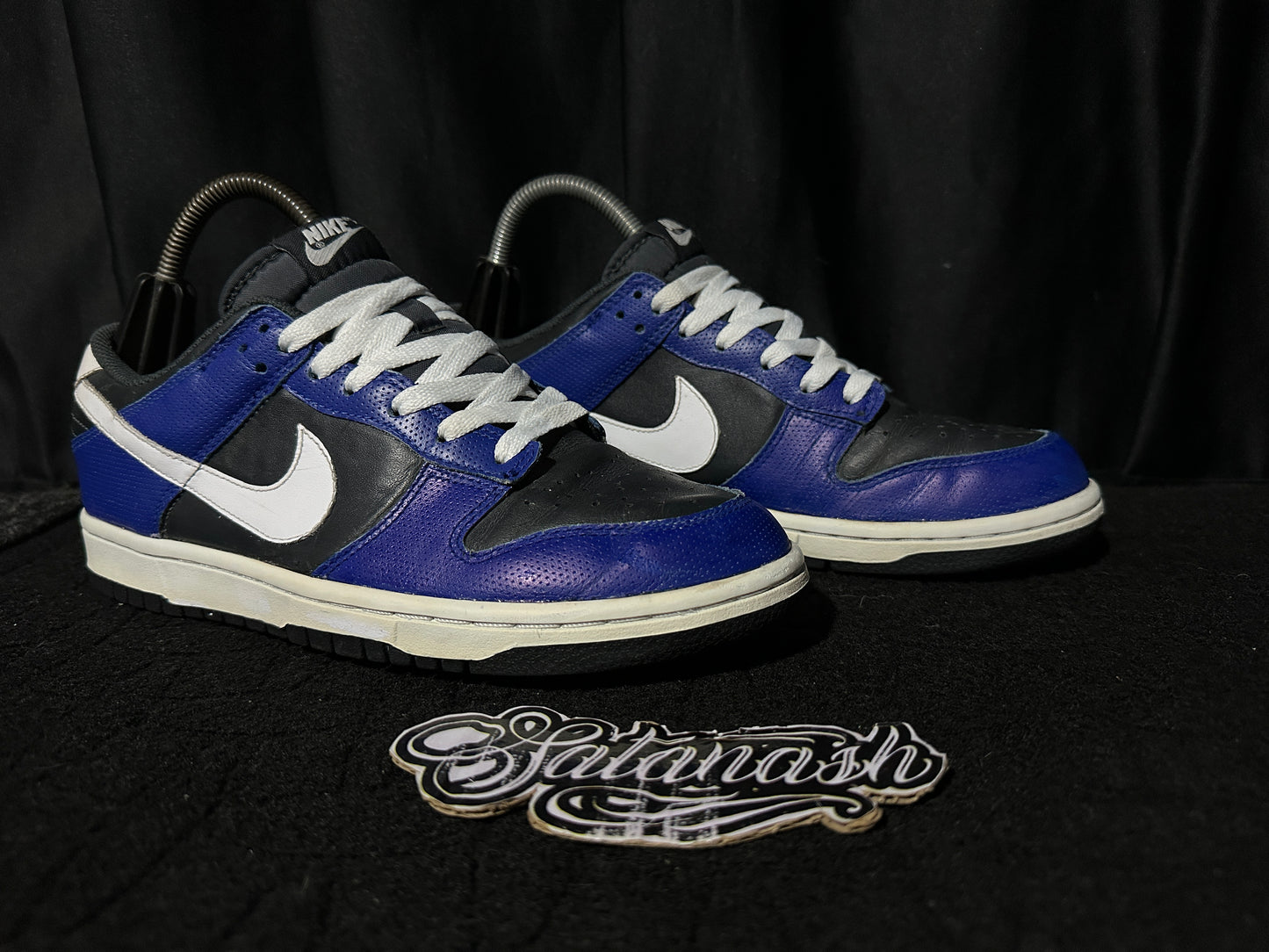 Nike Classic "DUNK" (MICRO PEFTORTED LTR) "ROYAL BLUE BLACK WHITE" 2011 Low