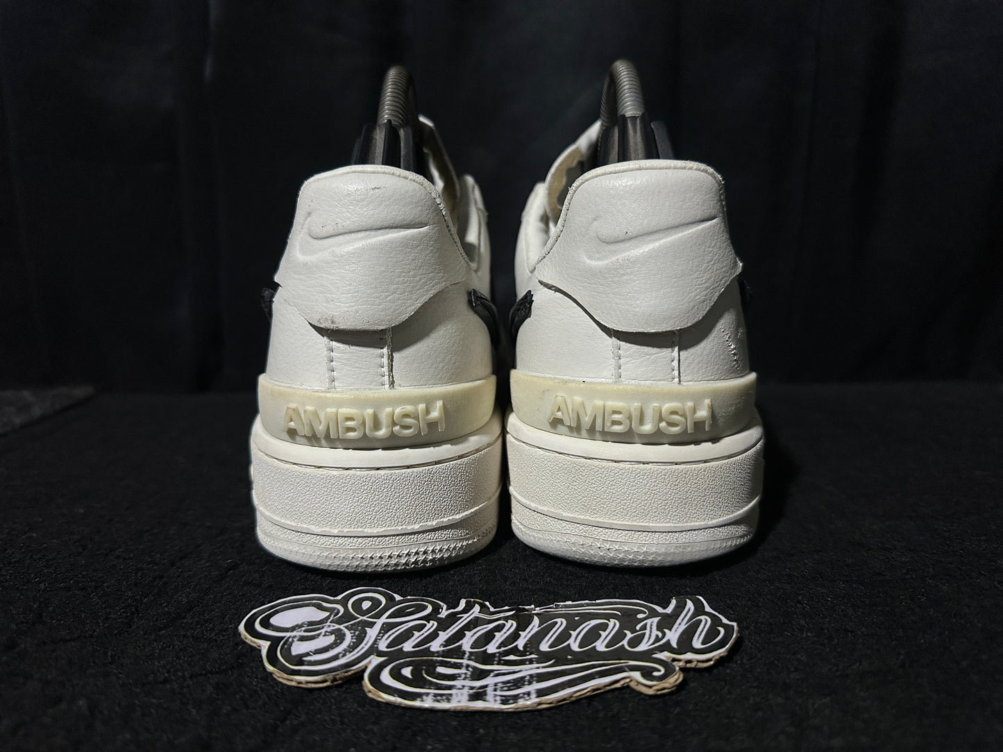 Nike Classic "AIR FORCE 1" X "AMBUSH" (PHANTOM BLACK WHITE) Low