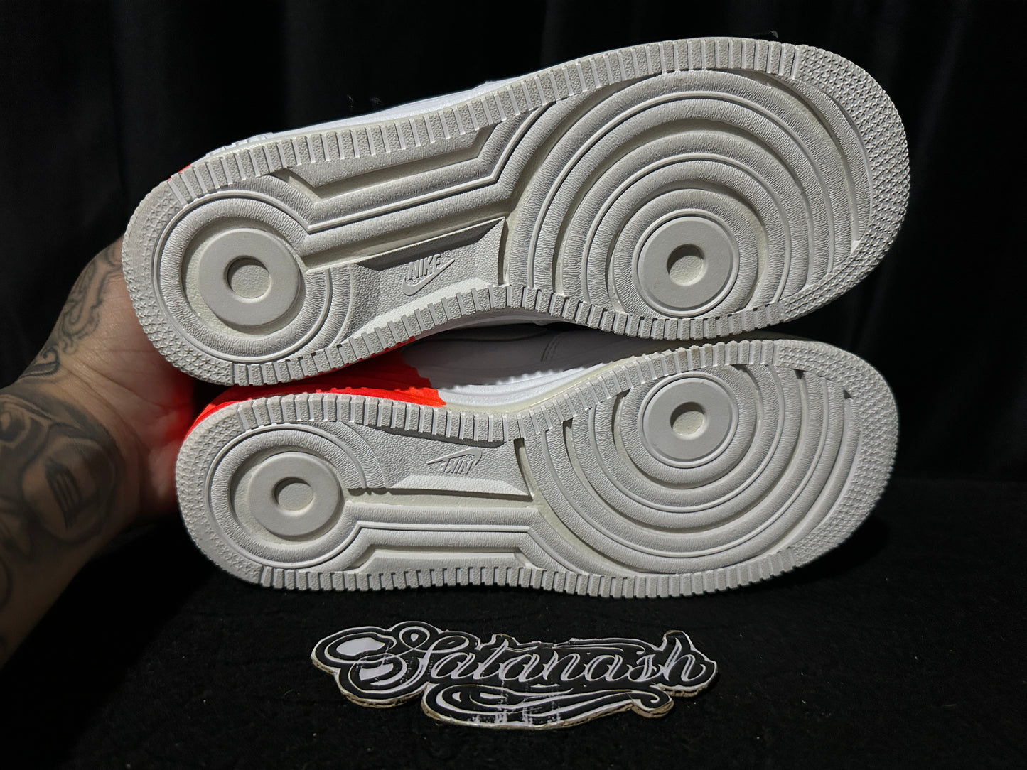 Nike Classic "LUNAR FORCE 1" X "ACRONYM" (WHITE BRIGHT CRIMSON BLACK) Low