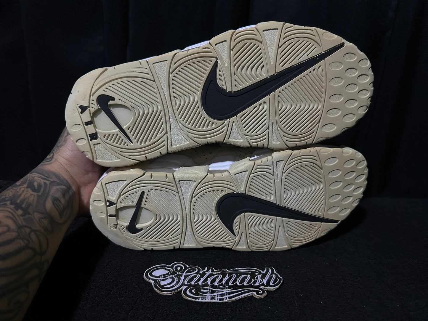 Nike Air "MORE MONEY" (PHANTOM SNAKE SKIN) "BEIGE WHITE" Low Rare