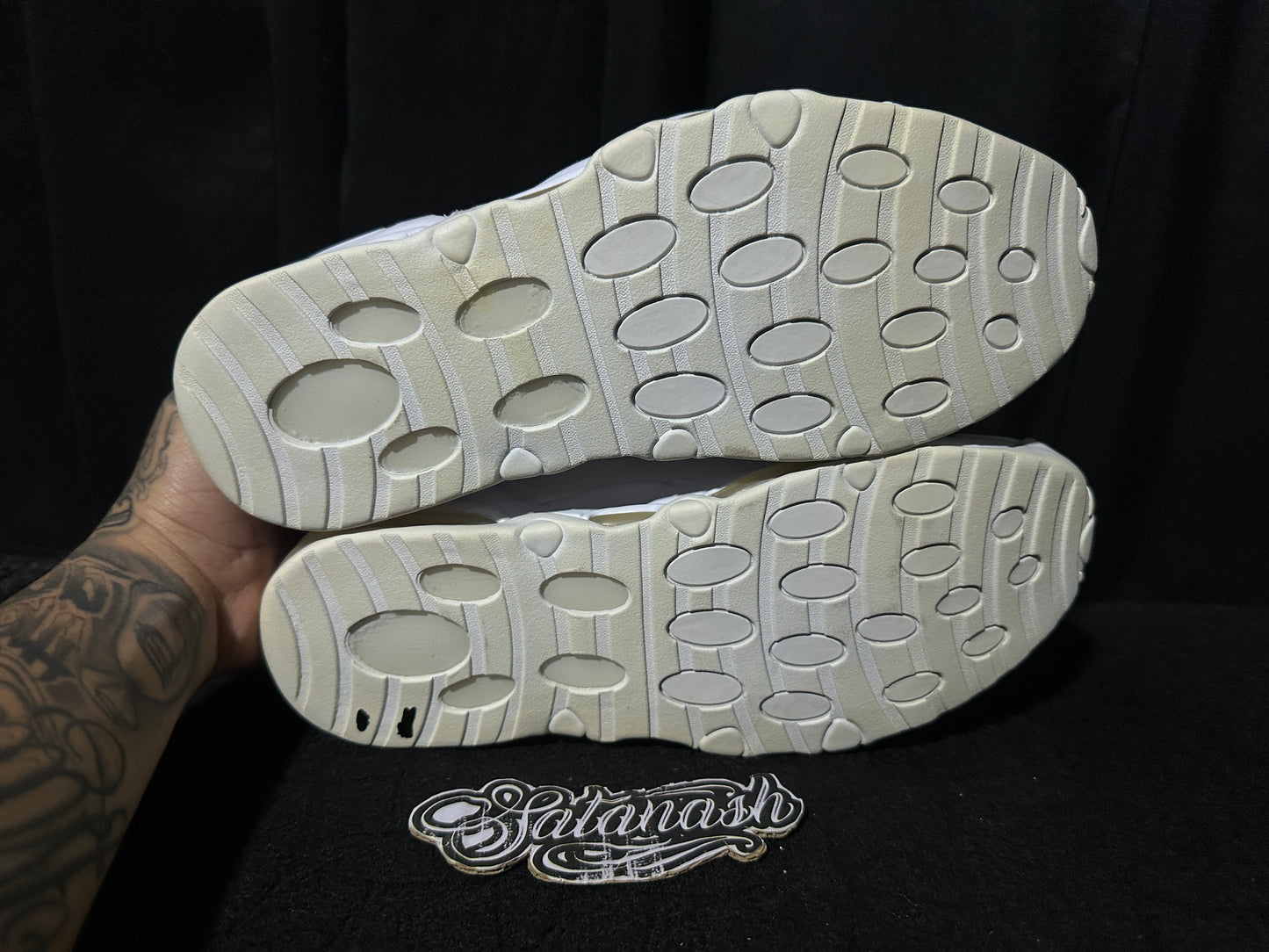Nike "AIRMAX" (UPTEMPO 95) "TRUE WHITE" Mid