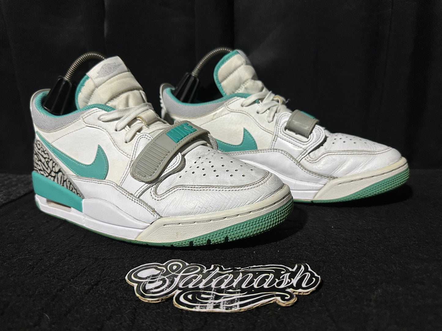 Nike Air "JORDAN" (LEGACY 312) "WHITE TURQUOIS CEMENT GREY" Low
