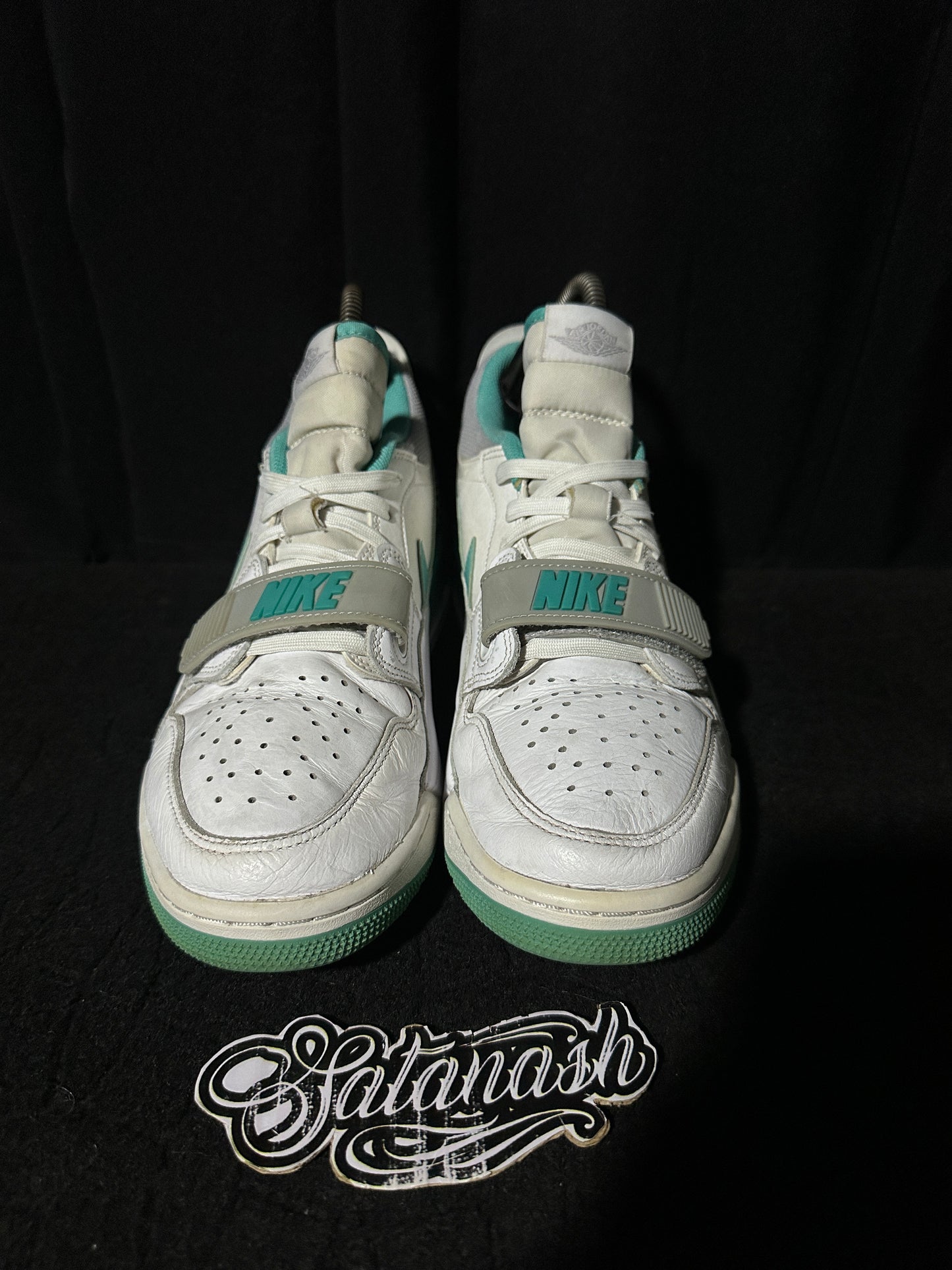 Nike Air "JORDAN" (LEGACY 312) "WHITE TURQUOIS CEMENT GREY" Low