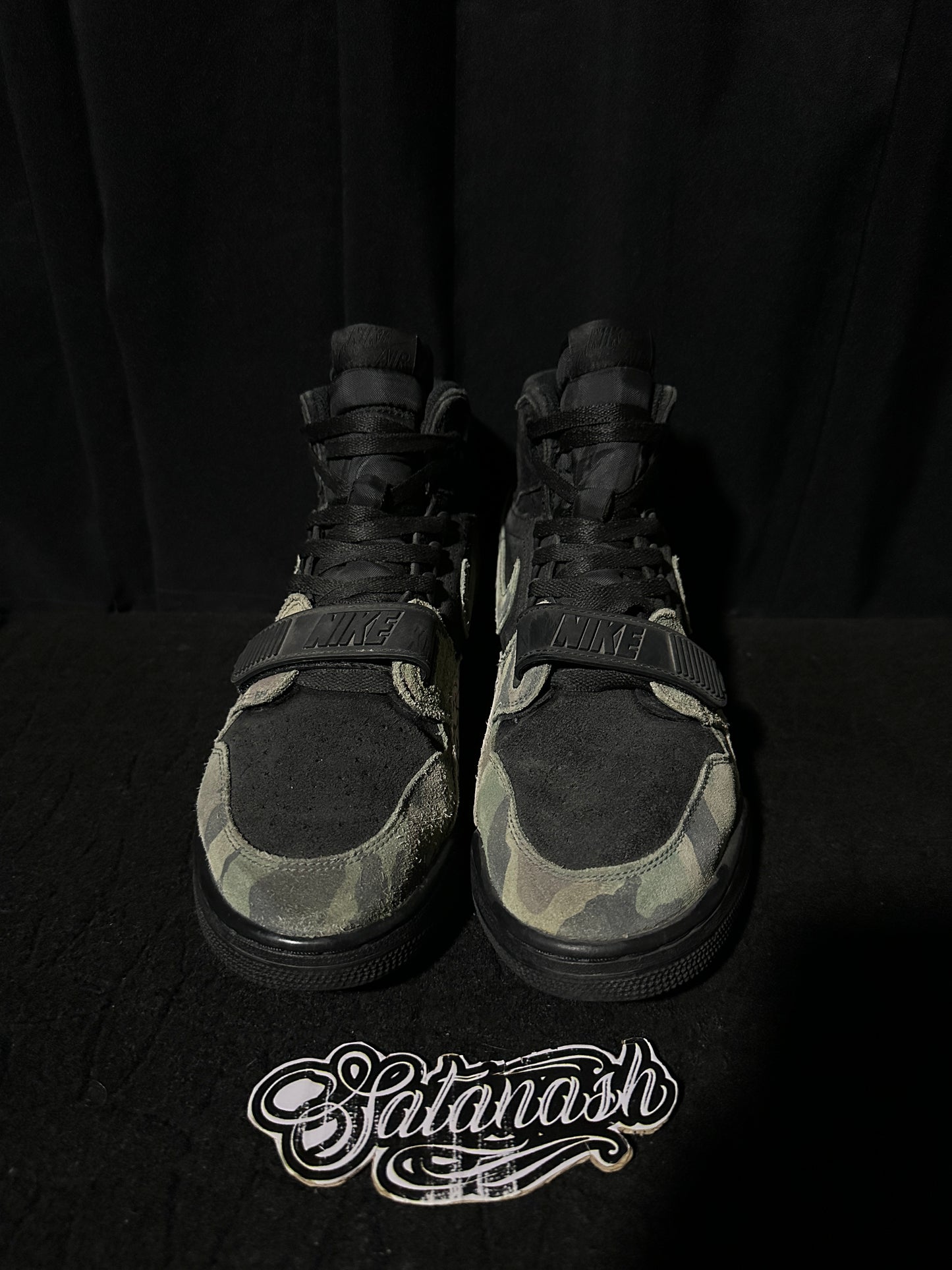 Nike Air "JORDAN" (LEGACY 312) "CAMO GREEN BLACK CEMENT GREY" High Rare