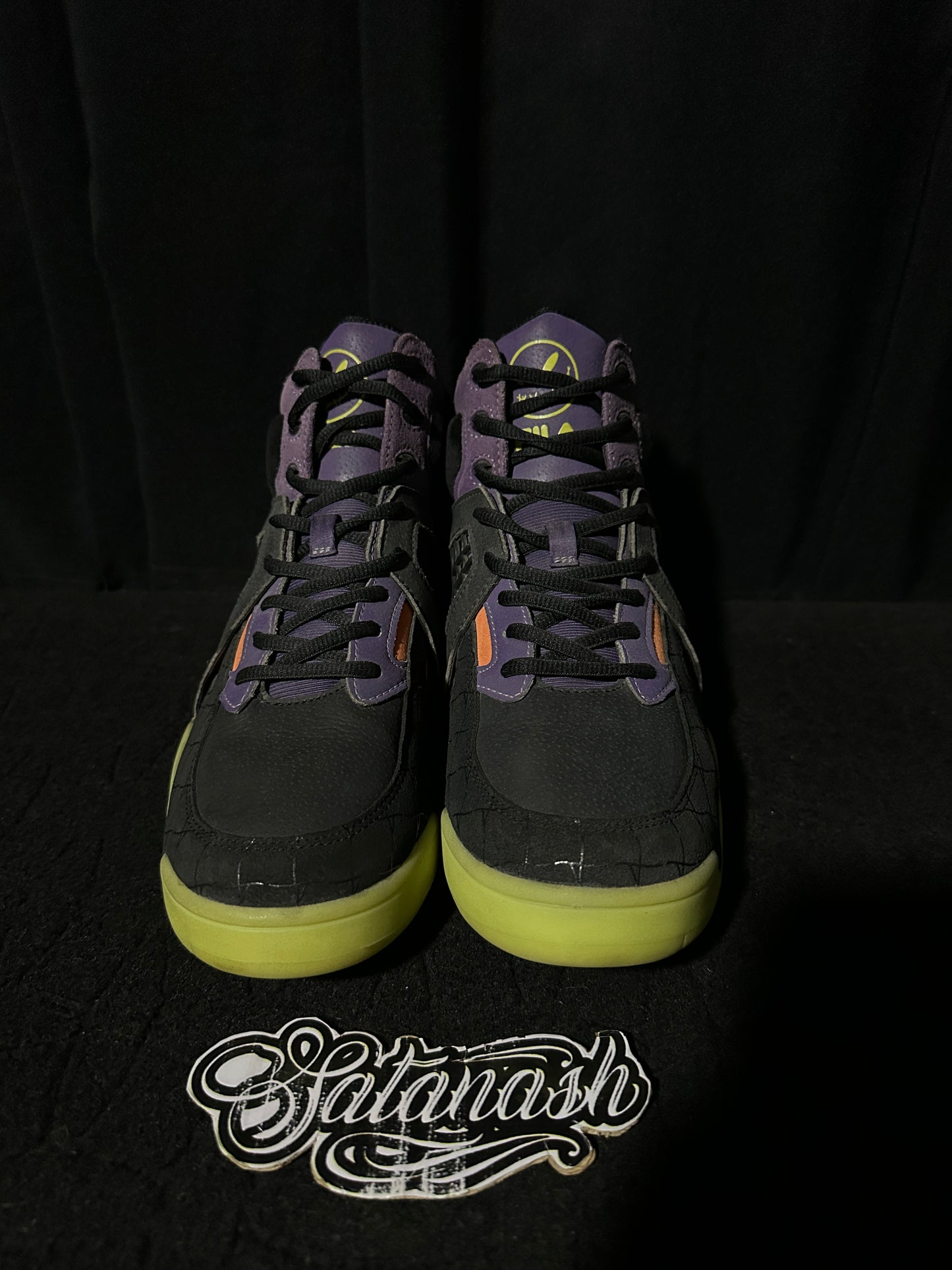 Fila "THE CAGE" X "THE NIGHTMARE BEFORE XMAS" (BLACK VOLT PURPLE ORANGE) Mid Rare