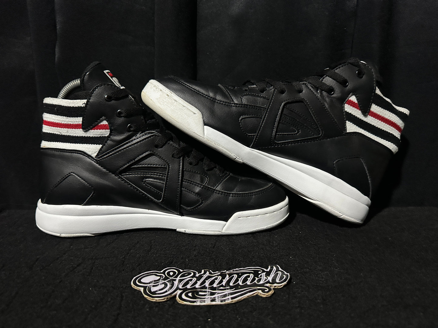Fila Classic "CAGE GORE" (BLACK WHITE RED) High