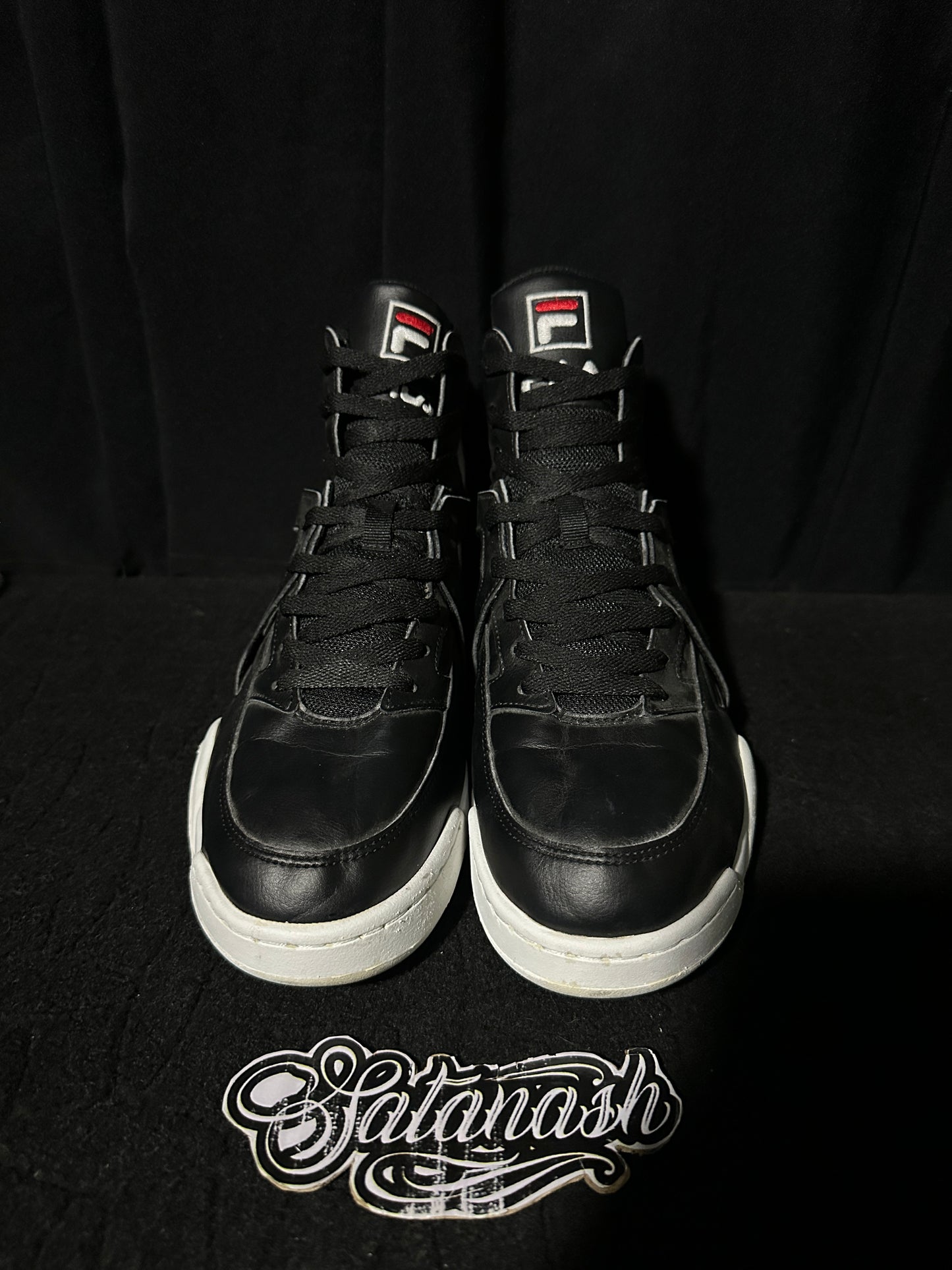Fila Classic "CAGE GORE" (BLACK WHITE RED) High