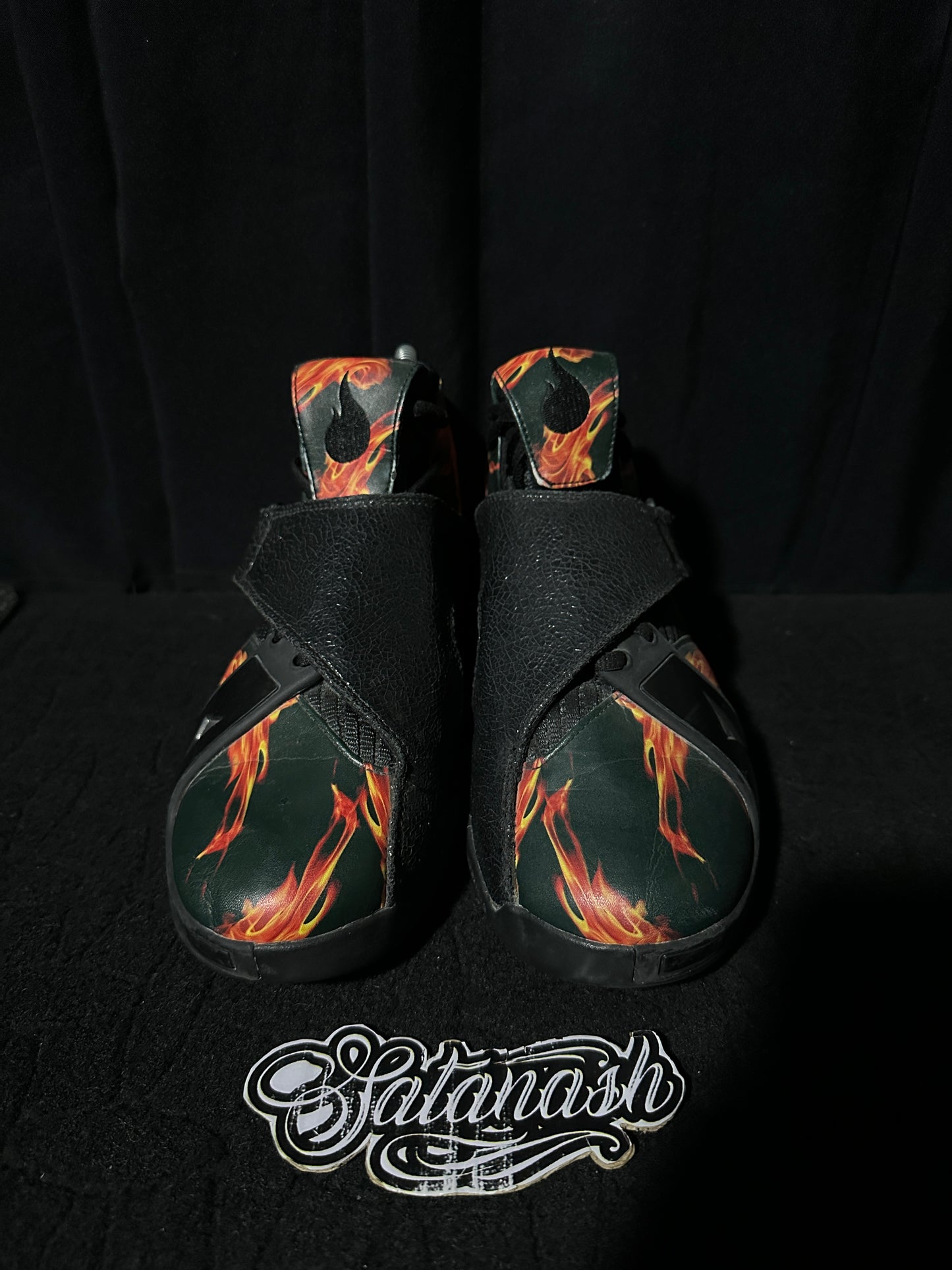 Adidas "T-MAC 5" (FLAME) "LIMITED EDITION" (BLACK RED ORANGE) 2015 BasketBall Rare