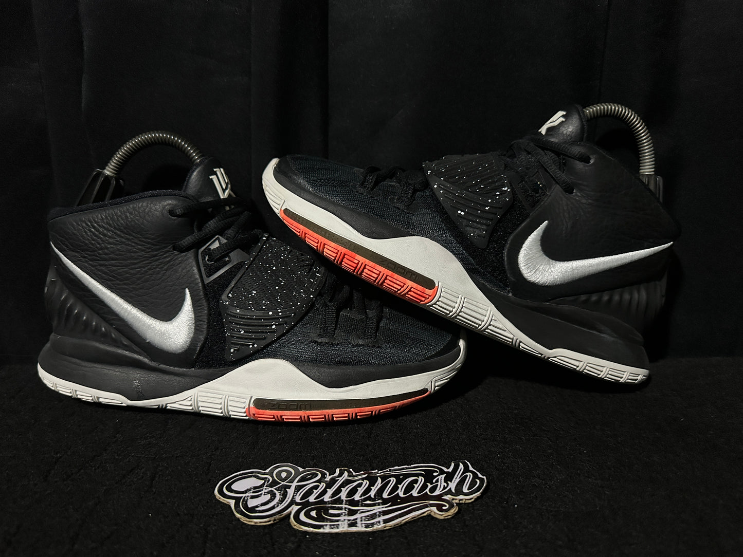 Nike Air "KYRIE 6" (JET) "BLACK WHITE CRIMSON" 2019 Basketball Mid