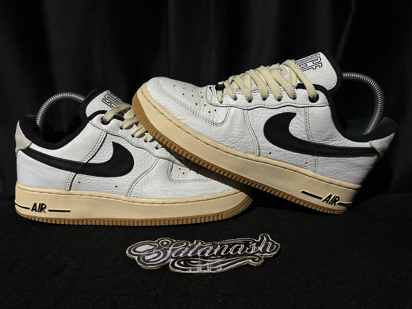 Nike Classic "AIR FORCE 1" (07 LX) "COMMAND FORCE" (WHITE BLACK BROWN GUM) Low