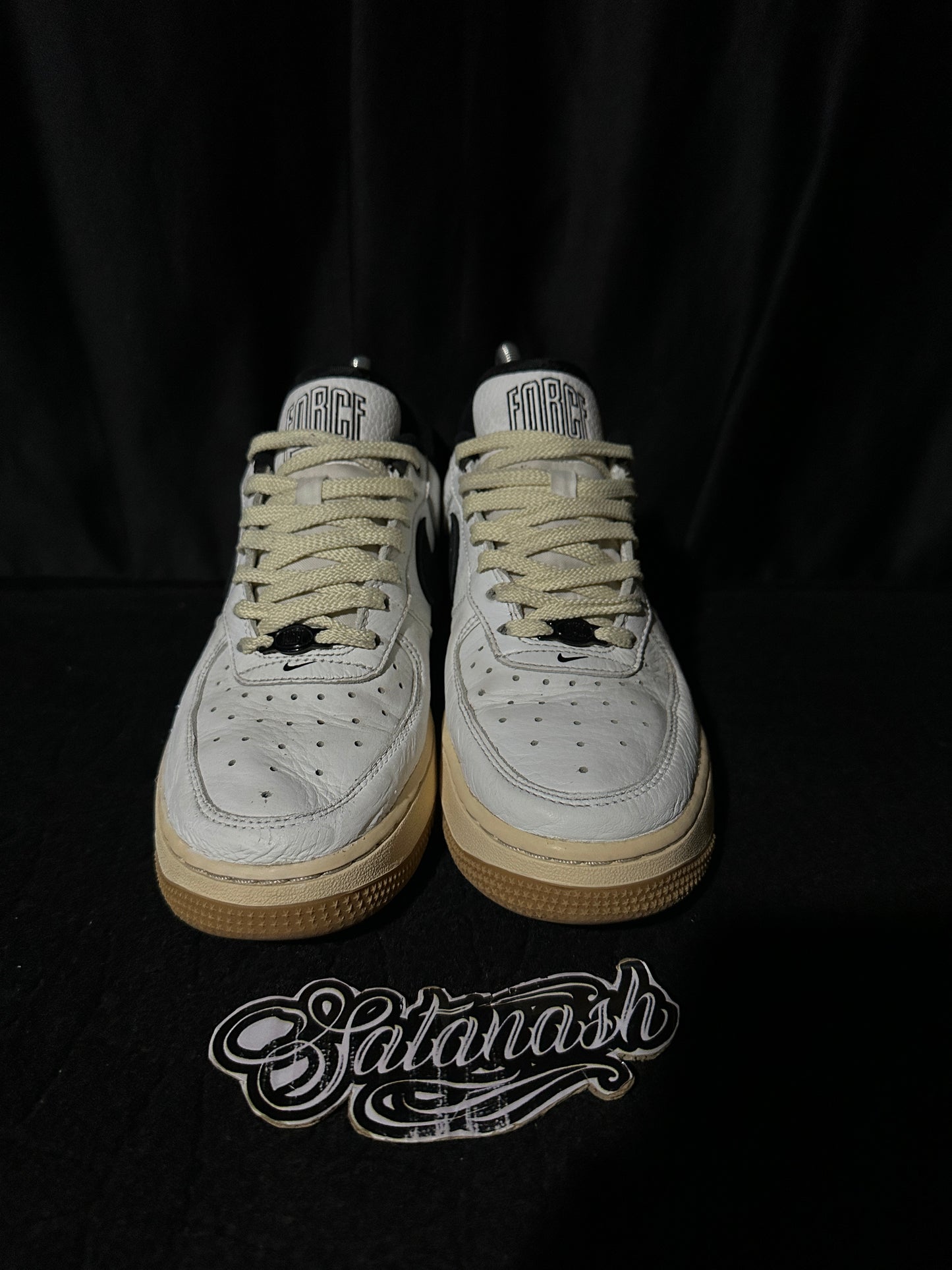 Nike Classic "AIR FORCE 1" (07 LX) "COMMAND FORCE" (WHITE BLACK BROWN GUM) Low