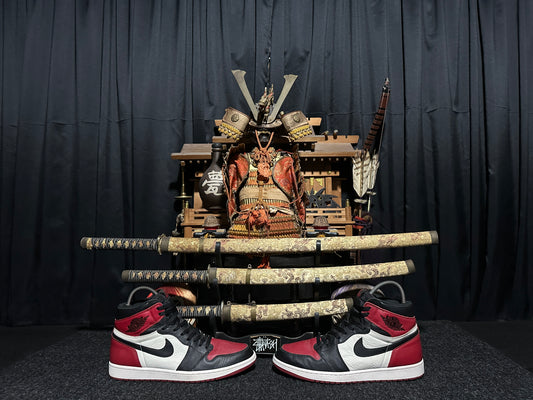 Nike Air "JORDAN 1" (RETRO) "BRED TOE" (GYM RED BLACK WHITE) High