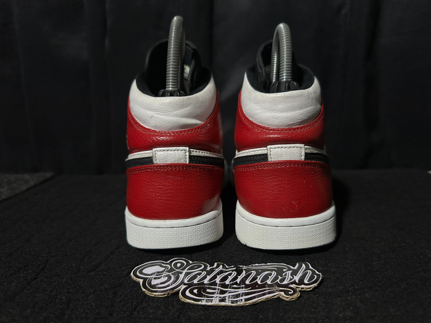 Nike Air "JORDAN 1" (WHITE GYM RED BLACK) Mid