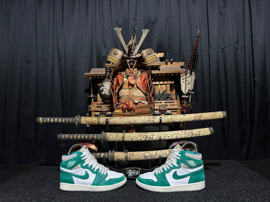 Nike Air "JORDAN 1" (TURBO GREEN GREY WHITE) High