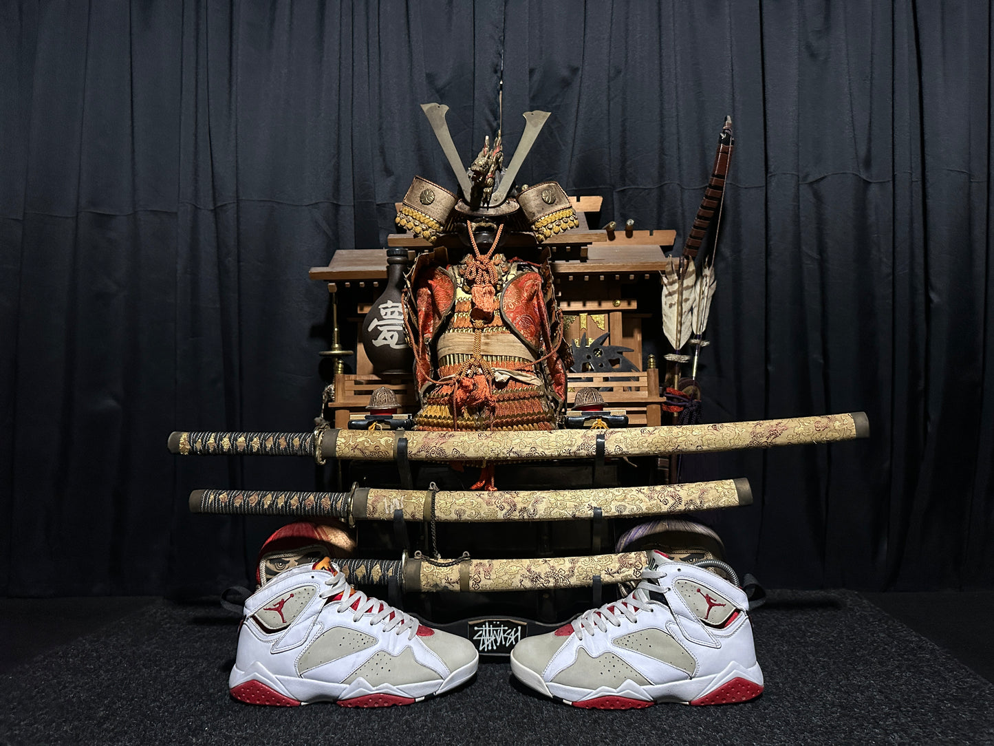 Nike Air "JORDAN 7" (RETRO) "HARE" (WHITE TRUE RED LIGHT SILVER TOURMALINE) Mid