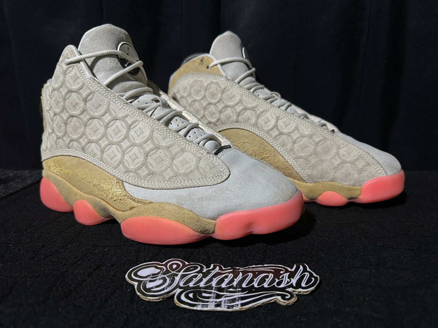 Nike Air "JORDAN 13" (RETRO) "CHINESE NEW YEAR" (PALE IVORY BLACK DIGITAL PINK CLUB GOLD) 2020 Mid Rare