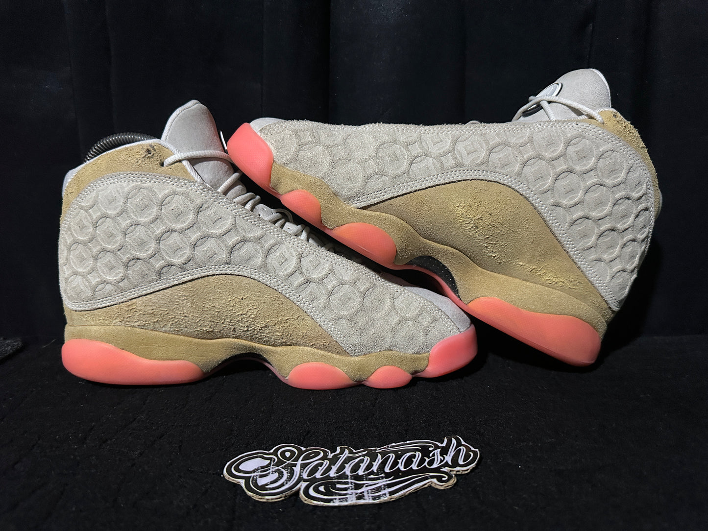 Nike Air "JORDAN 13" (RETRO) "CHINESE NEW YEAR" (PALE IVORY BLACK DIGITAL PINK CLUB GOLD) 2020 Mid Rare