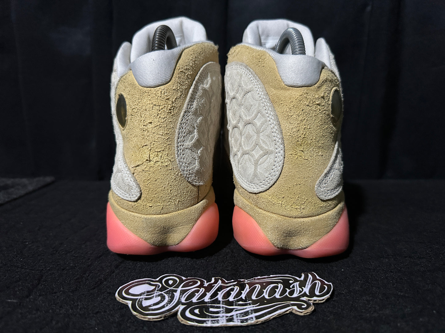 Nike Air "JORDAN 13" (RETRO) "CHINESE NEW YEAR" (PALE IVORY BLACK DIGITAL PINK CLUB GOLD) 2020 Mid Rare