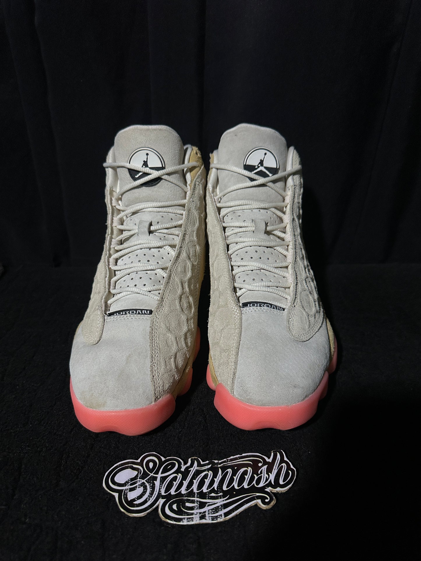 Nike Air "JORDAN 13" (RETRO) "CHINESE NEW YEAR" (PALE IVORY BLACK DIGITAL PINK CLUB GOLD) 2020 Mid Rare
