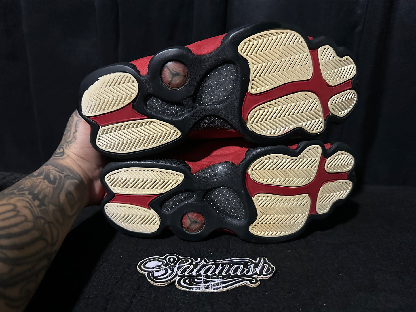 Nike Air "JORDAN 13" (BRED) "BLACK VARSITY RED WHITE" Mid