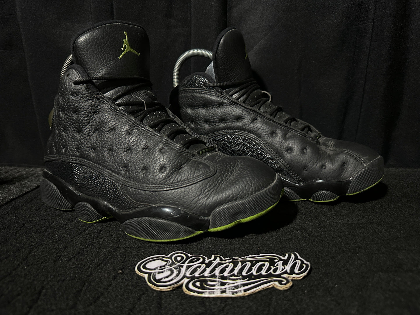 Nike Air "JORDAN 13" (RETRO) "ALTITUDE GREEN BLACK" Mid