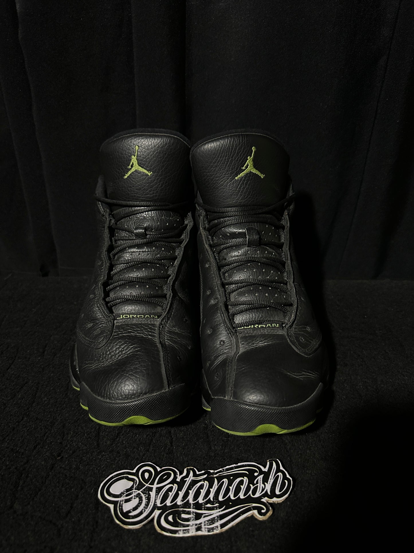 Nike Air "JORDAN 13" (RETRO) "ALTITUDE GREEN BLACK" Mid