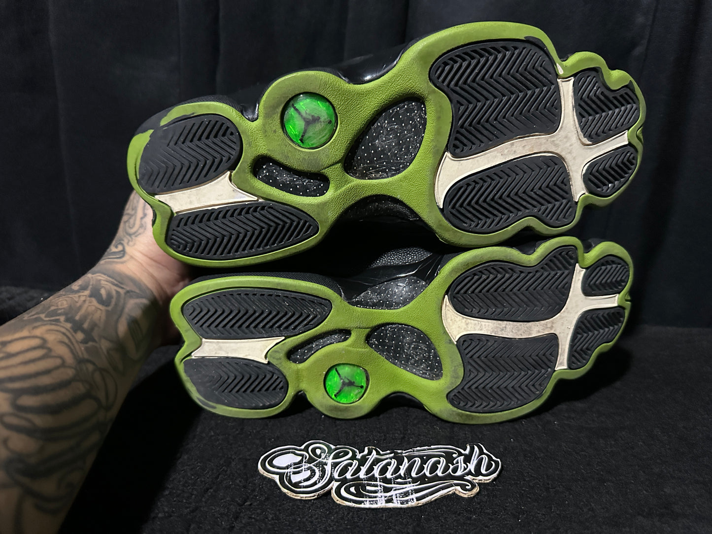 Nike Air "JORDAN 13" (RETRO) "ALTITUDE GREEN BLACK" Mid