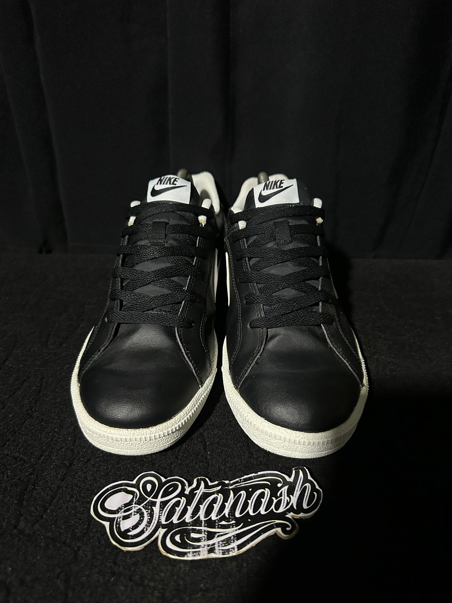 Nike Classic "COURT ROYALE" (BLACK WHITE) Low