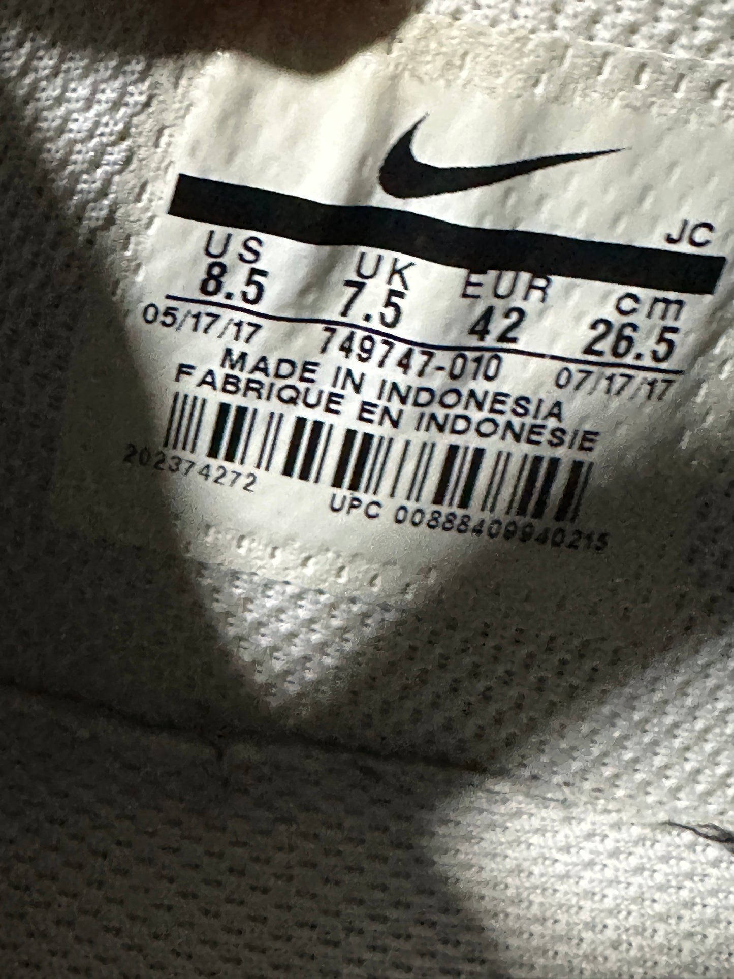 Nike Classic "COURT ROYALE" (BLACK WHITE) Low