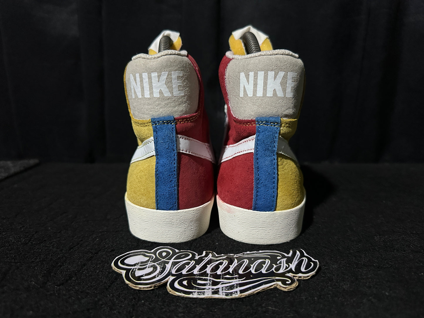 Nike Classic "BLAZER 77" (MULTI SUEDE) "MULTICOLOR WHITE" Mid Rare
