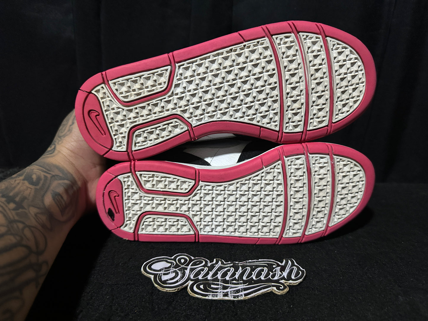 Nike Classic "MOGAN 2" (WHITE BLACK GREY PINK) SkateBoarding Low Rare