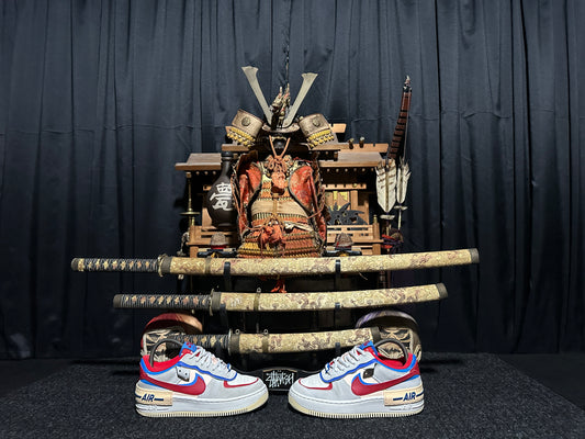 Nike Classic "AIR FORCE 1" (SHADOW) "SAIL RED BLUE WHITE" Low